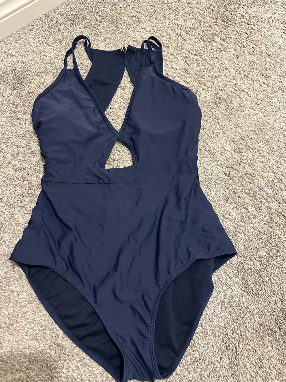 Classic Navy  One-Piece Swimsuit